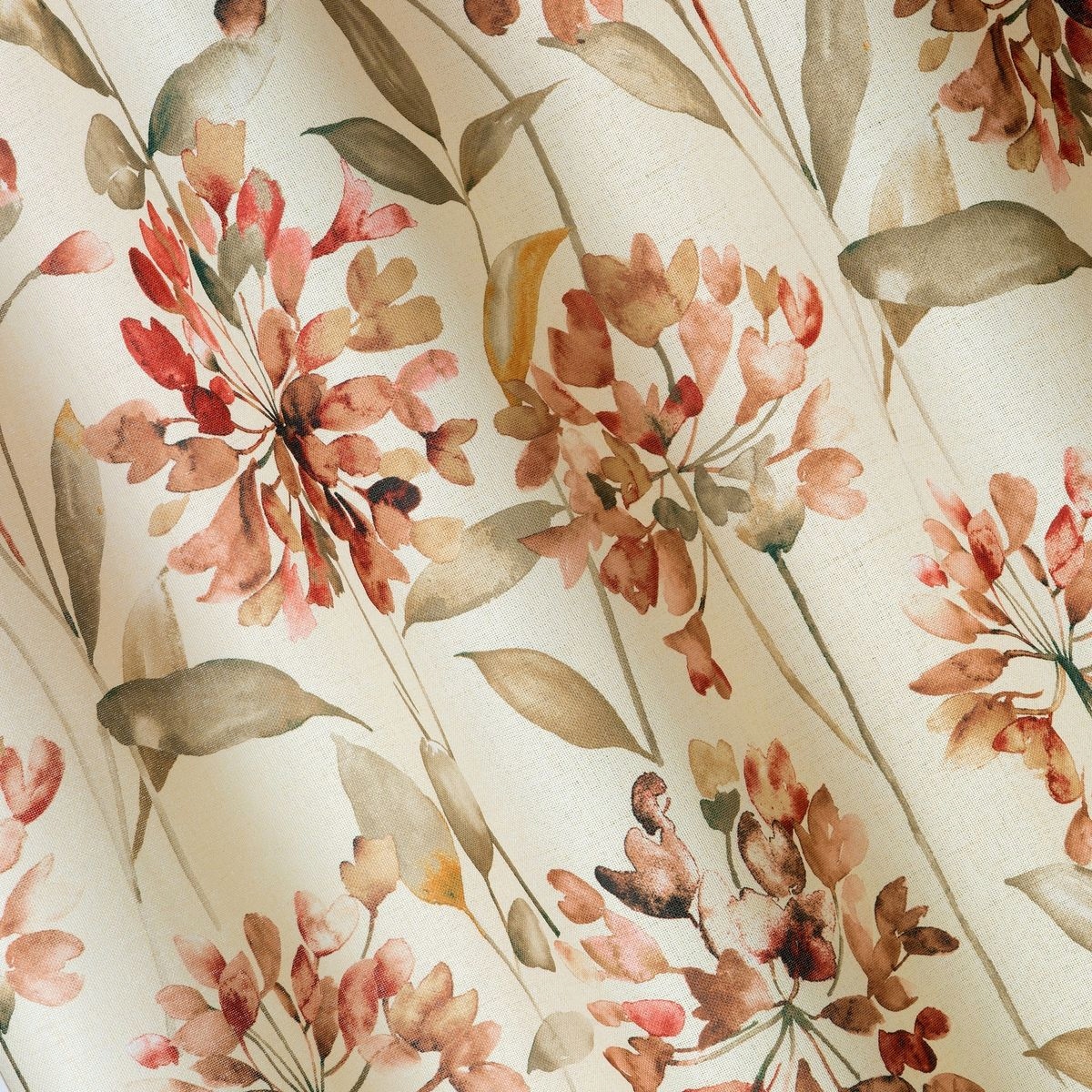 ZASŁONA GOTOWA KWIATY 140X250 PRZELOTKI NATURALNY - obrazek 15