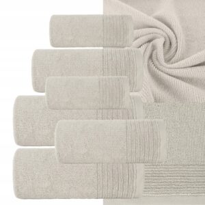 Ręcznik 2x30x50cm + 2 x 50x90cm + 2 x 70x140cm 500g bawełna zestaw beż