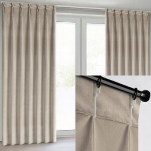 Zasłona welwetowa z taśmą FLEX 80x270