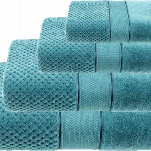 KOMPLET RĘCZNIKÓW 4x SZTUK RĘCZNIKI PREZENT bawełna 500 g/sm