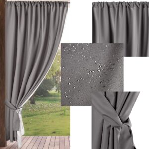 Zasłona ogrodowa 155x200 wodoodporna tunel