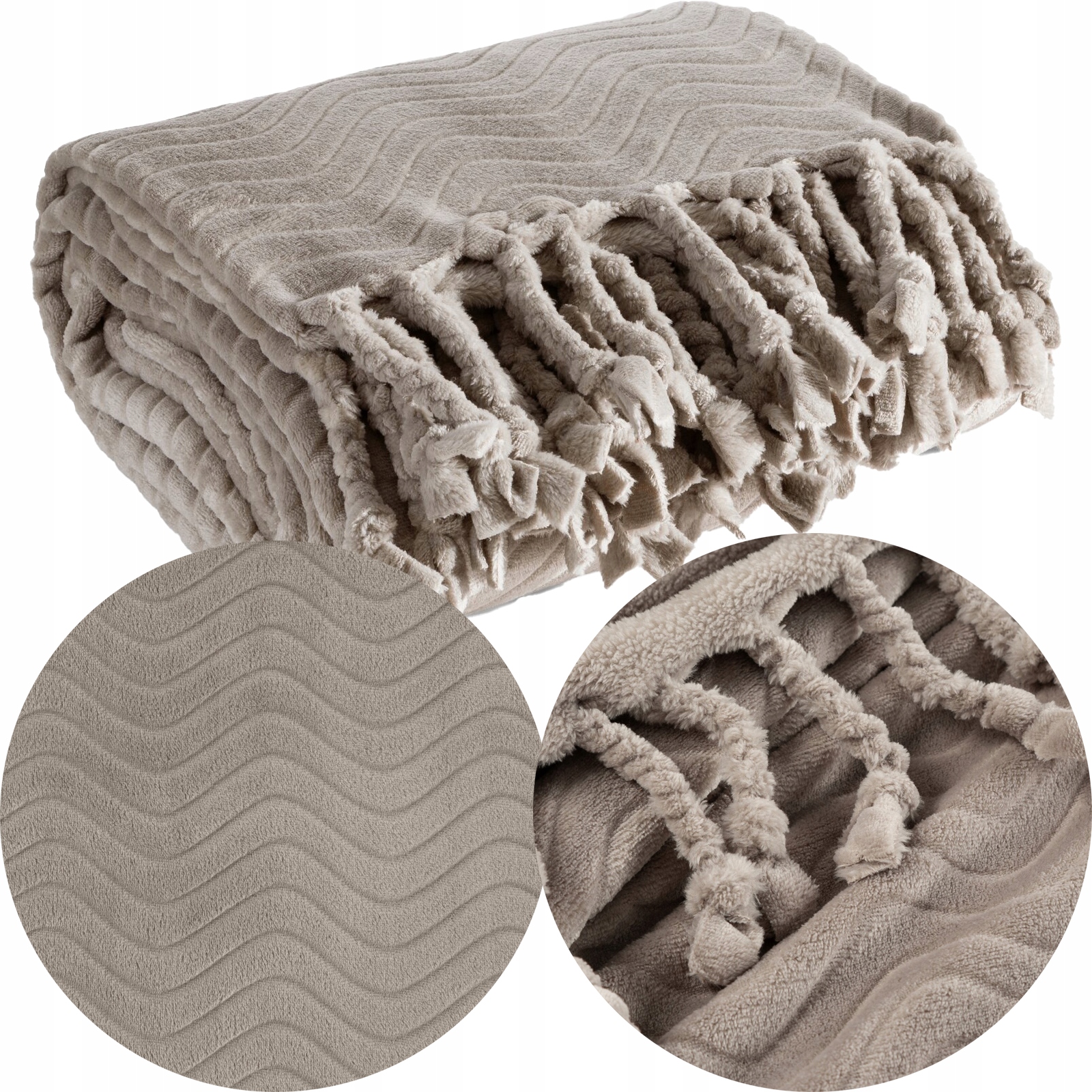 MIĘCIUTKI KOC NARZUTA PLED 150 X 200 CM KOLORY - obrazek 16