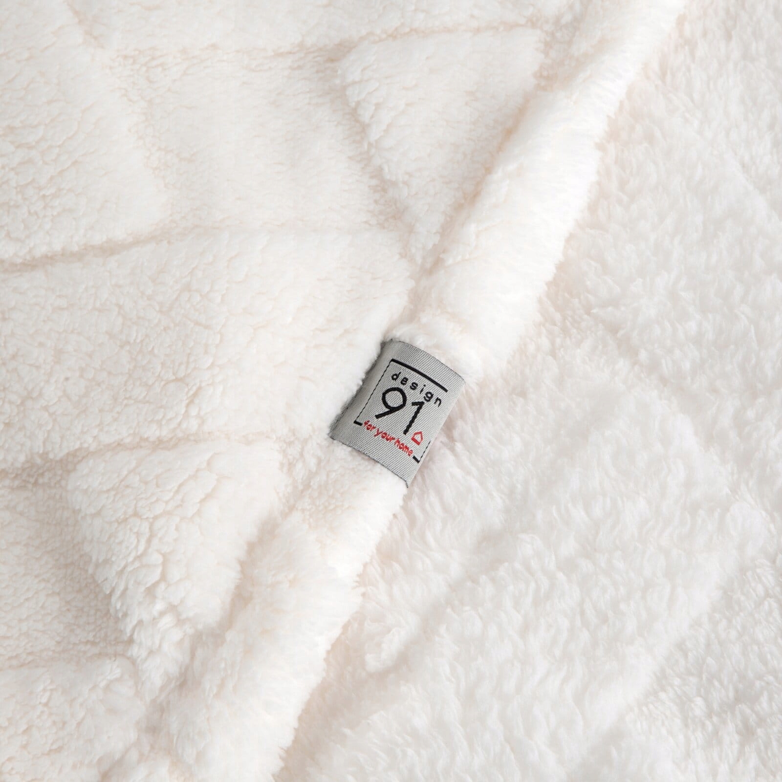 Koc narzuta 170x210 Caro krem gruby puszysty - obrazek 13