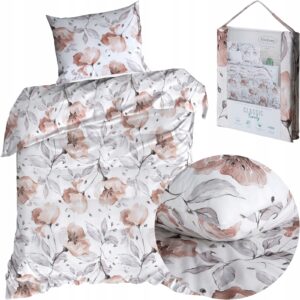 POŚCIEL BAWEŁNA kołdra 140cm x 200 poduszka 70x80cm 2 części PREZENT