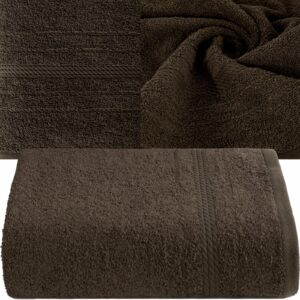 Miękki ręcznik kąpielowy 70X140 gramatura 450 BRĄZOWY