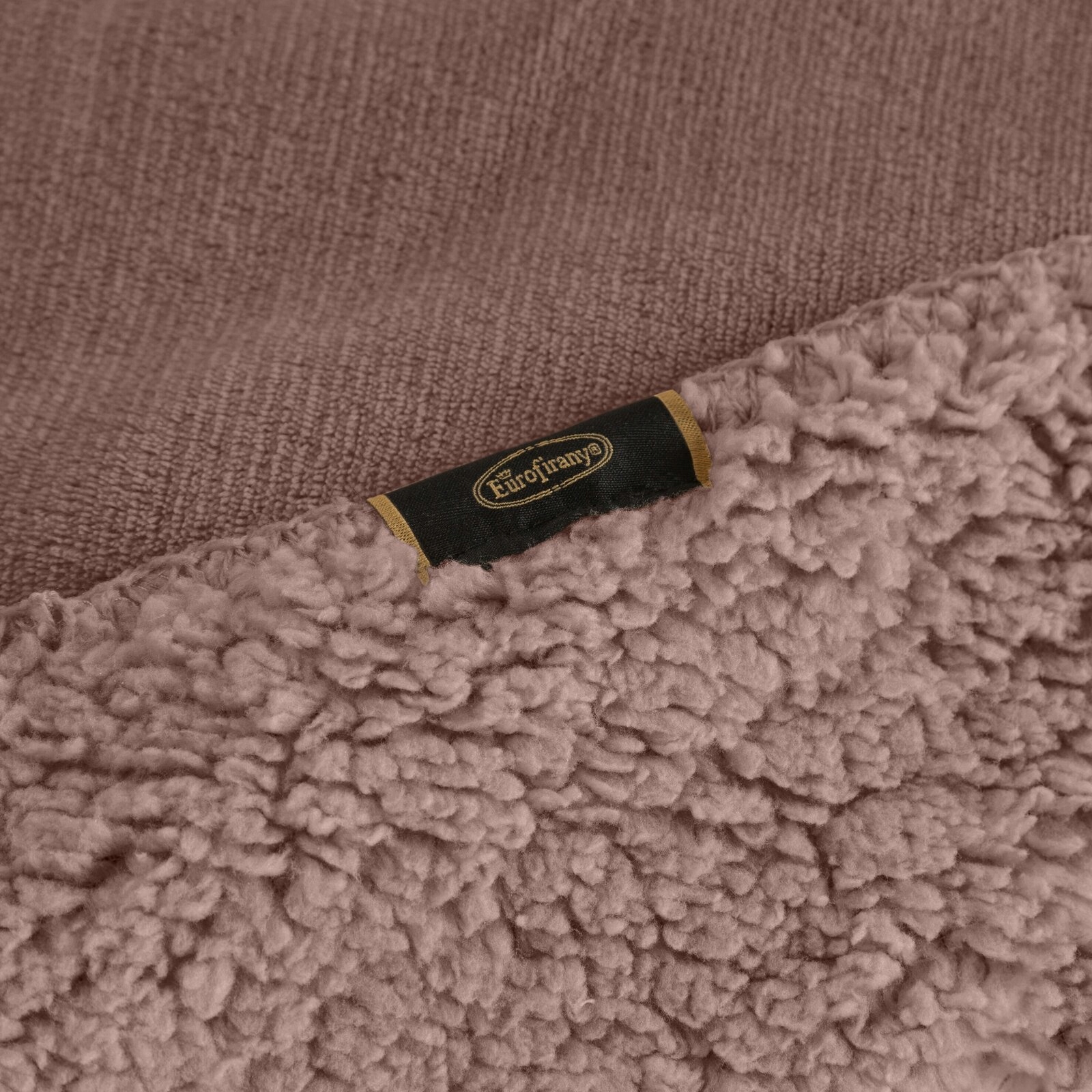 Koc narzuta dwustronny PREMIUM 150 x 200 cm mocha - obrazek 9