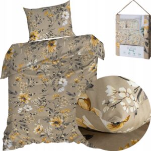 POŚCIEL BAWEŁNA kołdra 140cm x 200 poduszka 70x80cm 2 części PREZENT