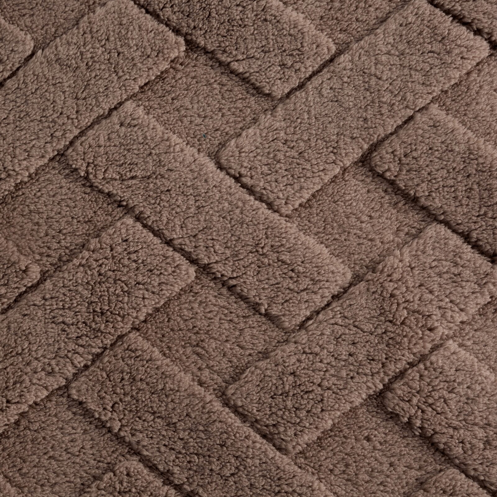 Koc narzuta 150x200 ciemny beżowy gruby mięciutki puszysty - obrazek 13