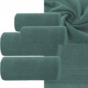 Ręcznik 2 x 50x90cm + 2 x 70x140cm 500g bawełna zestaw c.mięta