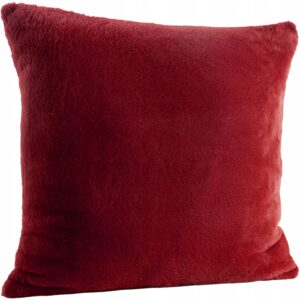 Poszewka dekoracyjna 45 x 45cm futrzana bordowy