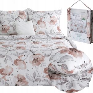 POŚCIEL BAWEŁNA kołdra 220cm x 200 poduszka 70x80cm 3 części PREZENT