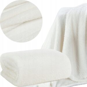 Mięciutki koc narzuta 70x160 biały