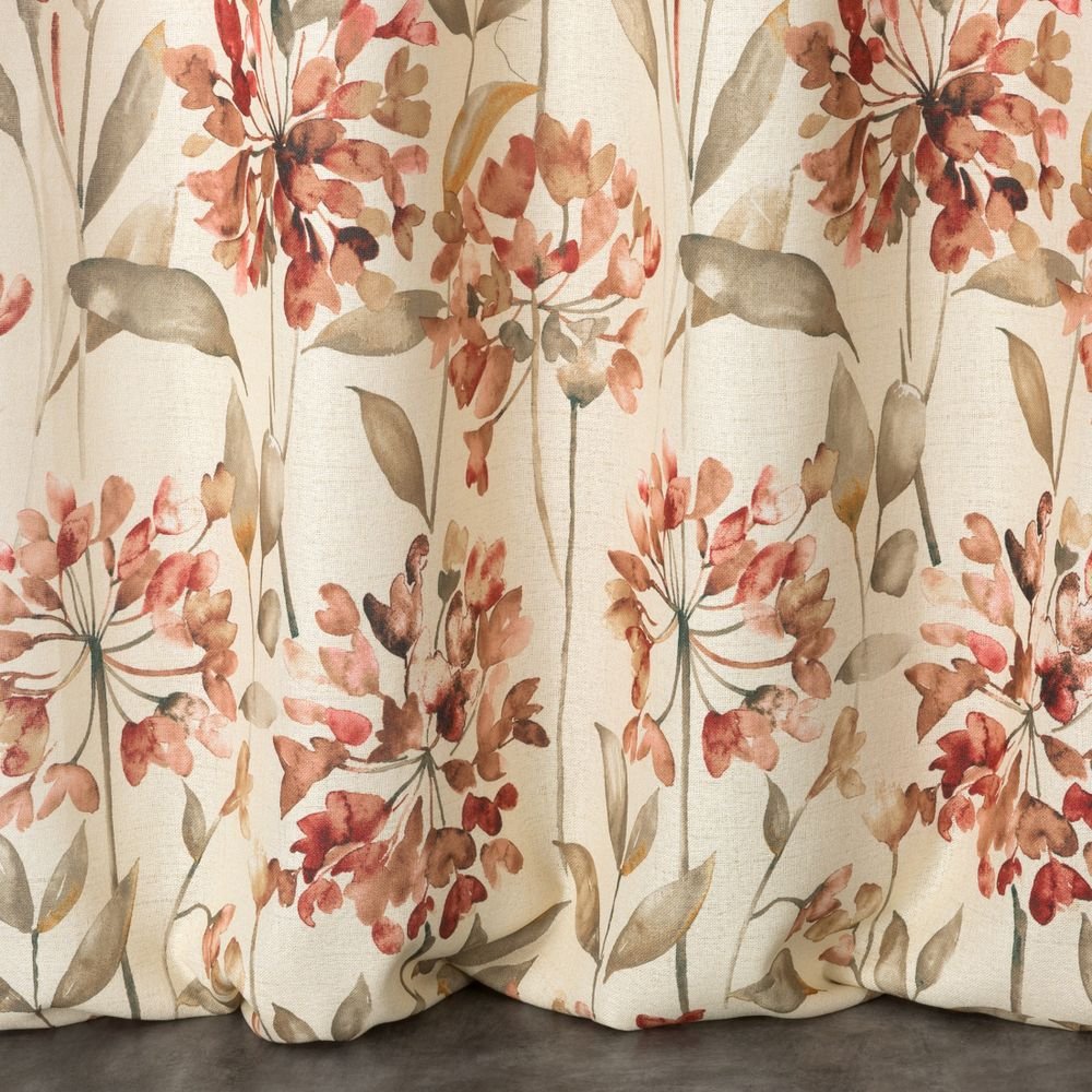 ZASŁONA GOTOWA KWIATY 140X250 PRZELOTKI NATURALNY - obrazek 7