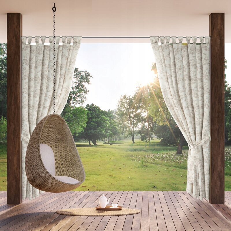 Zasłona ogrodowa wodoodporna 155x240 szelki akacja - obrazek 15