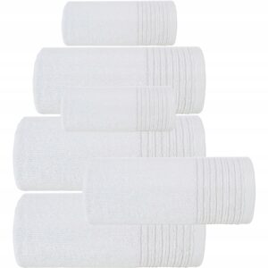 Ręcznik 2x30x50cm + 2 x 50x90cm + 2 x 70x140cm 500g bawełna zestaw biały