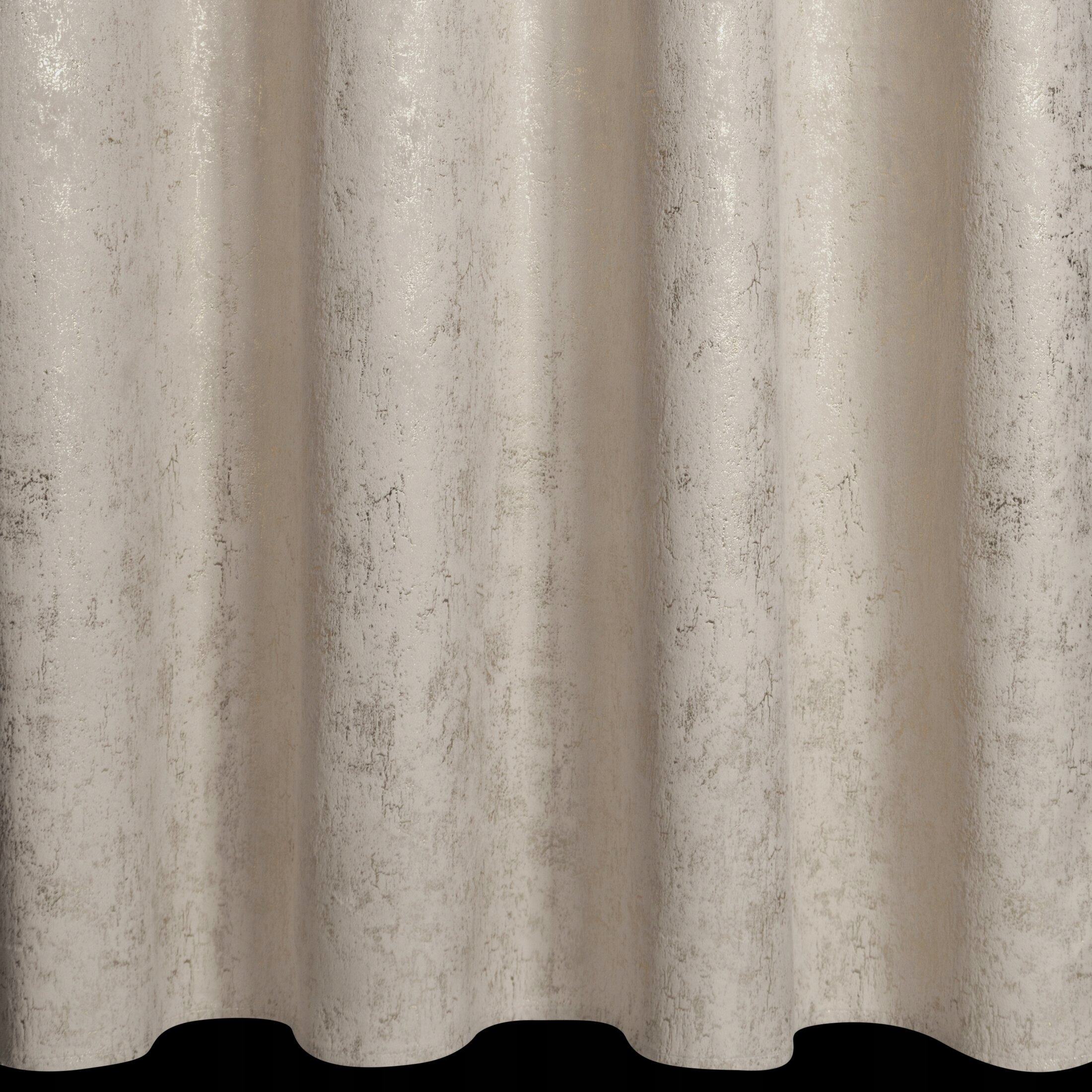 Zasłona 140X270 beżowa welwetowa z nadrukiem taśma - obrazek 11