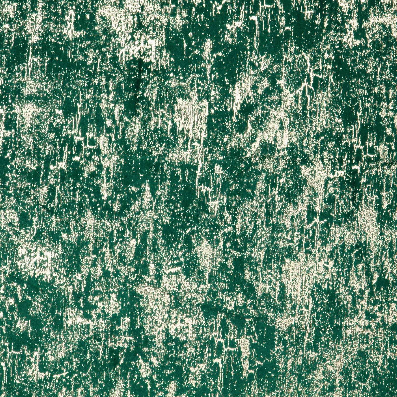 Zasłona 140X270 zielona welwetowa z nadrukiem taśma - obrazek 10