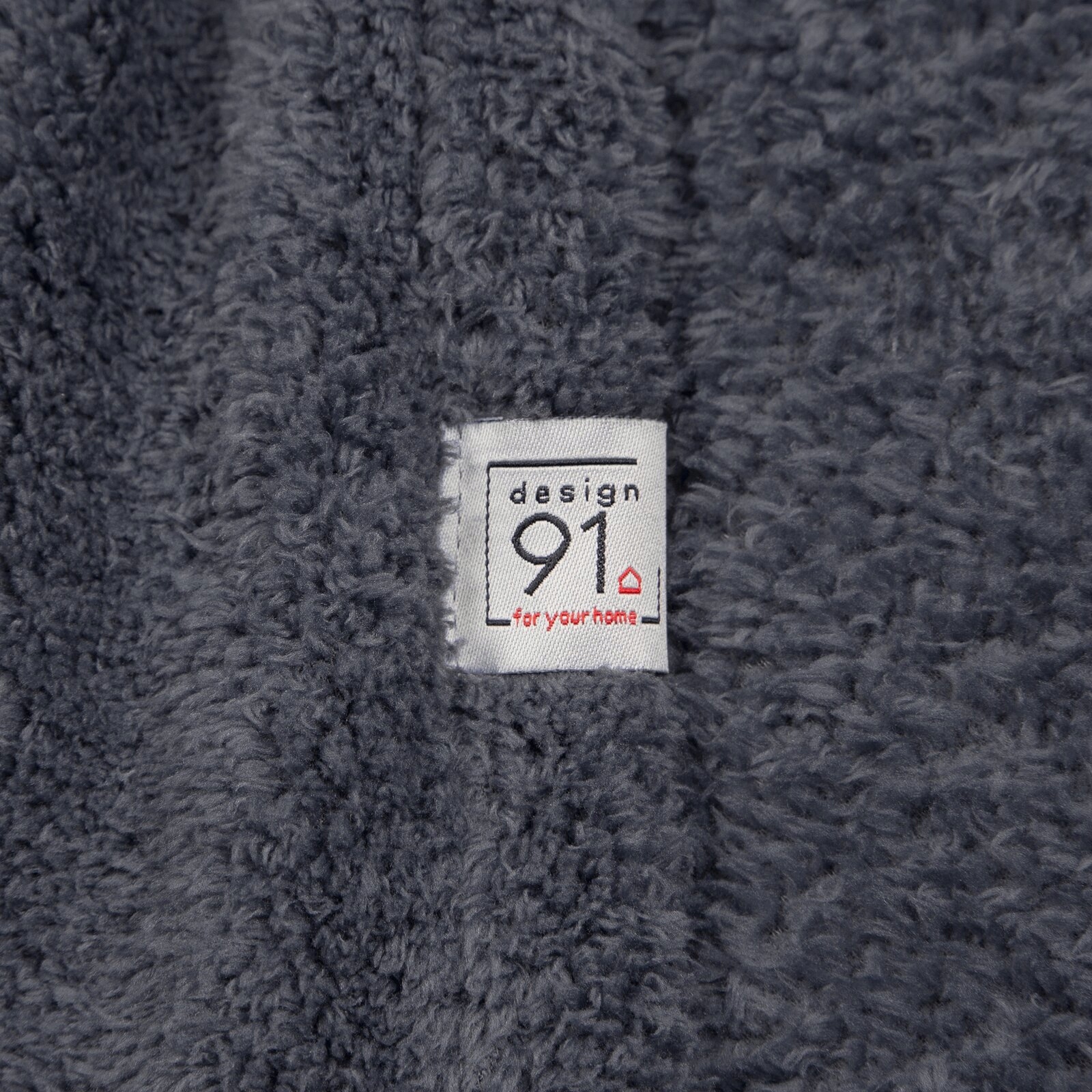 Mięciutki koc narzuta na fotel polarowy 70cmx160cm stalowy typ flano - obrazek 16