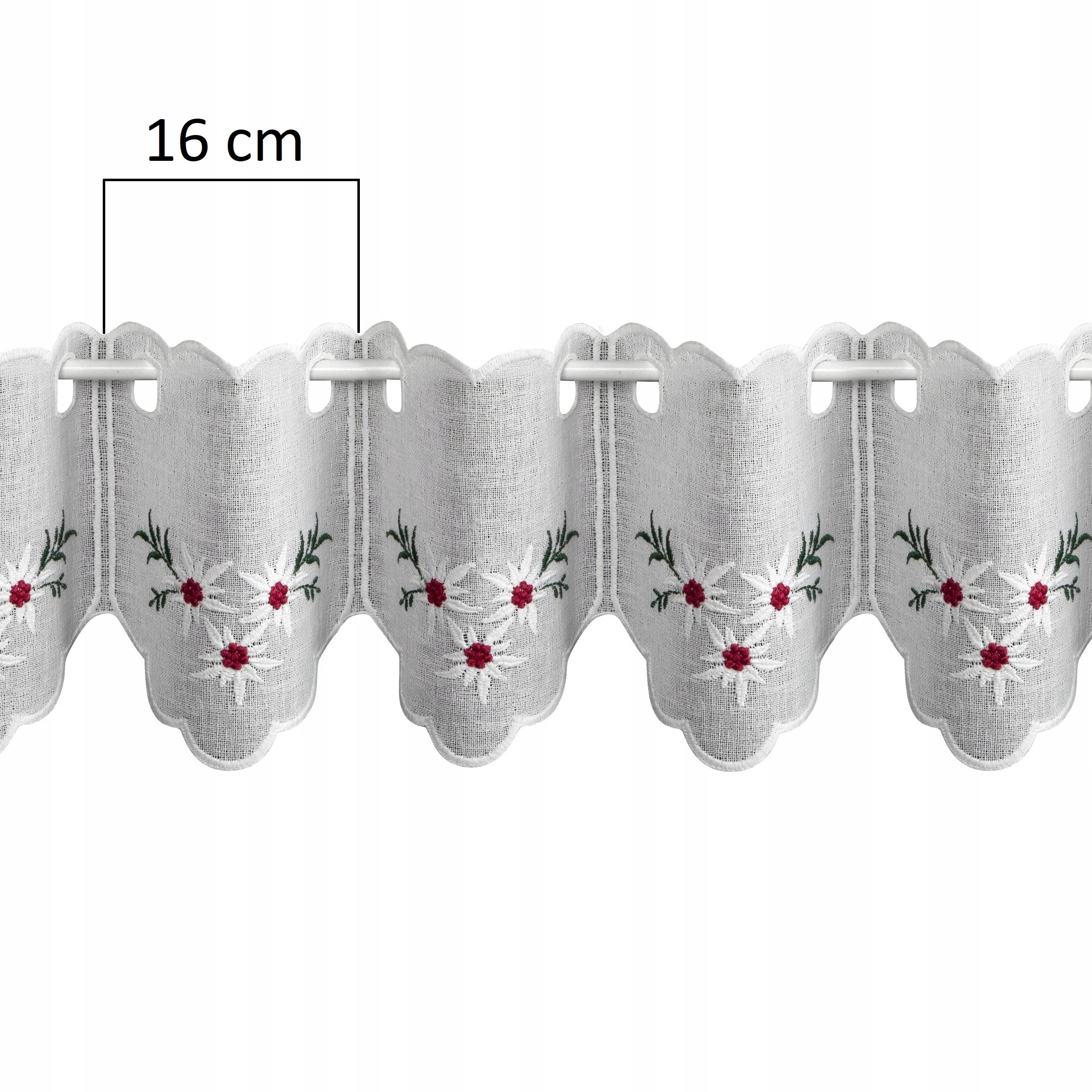 FIRANA DO KUCHNI NATURALNY + CZERWONY KOLOR WYS 17 CM ZAZDROSTKA - obrazek 16