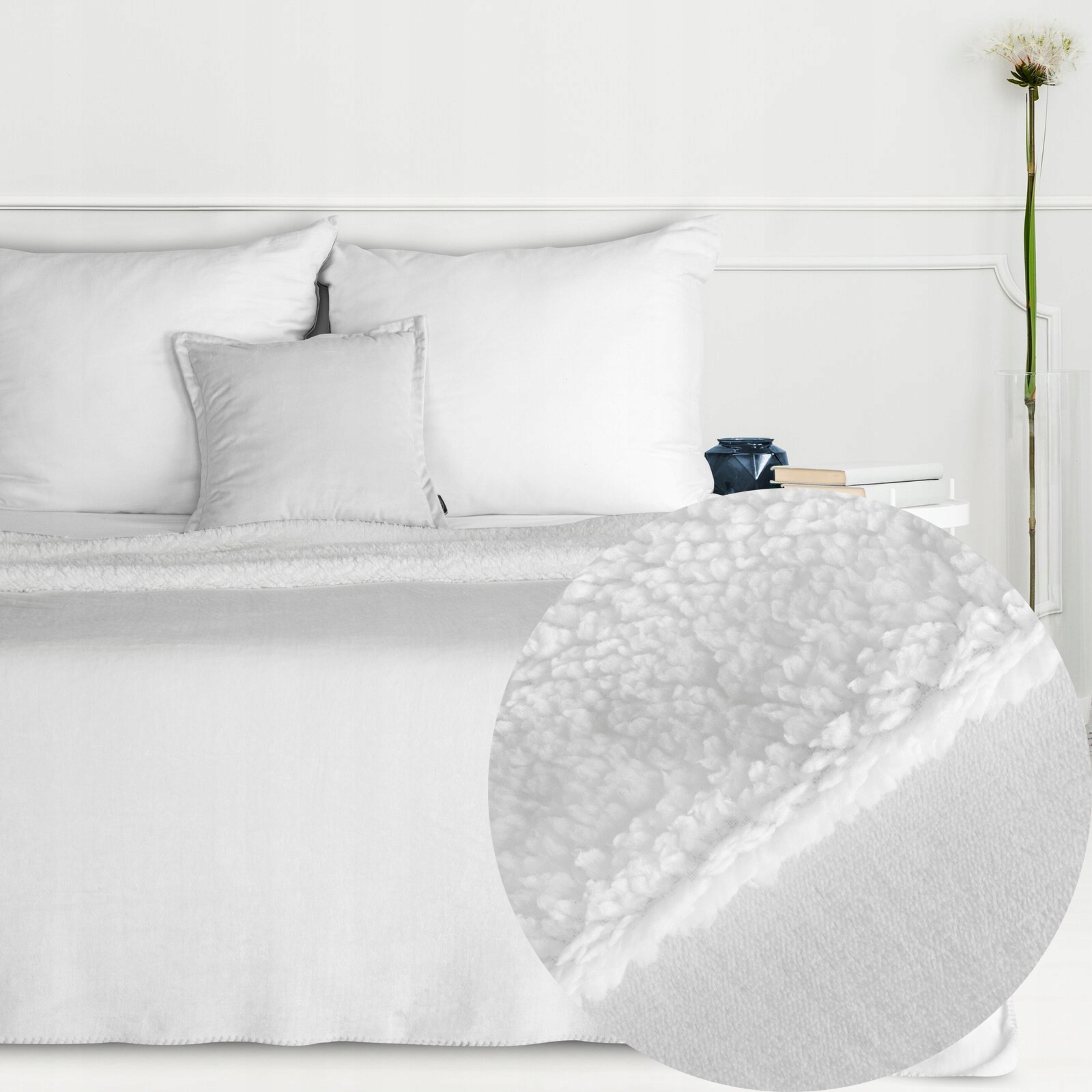 Mięciutki koc narzuta dwustronny 200 cm x 220 cm kolory PREMIUM - obrazek 16