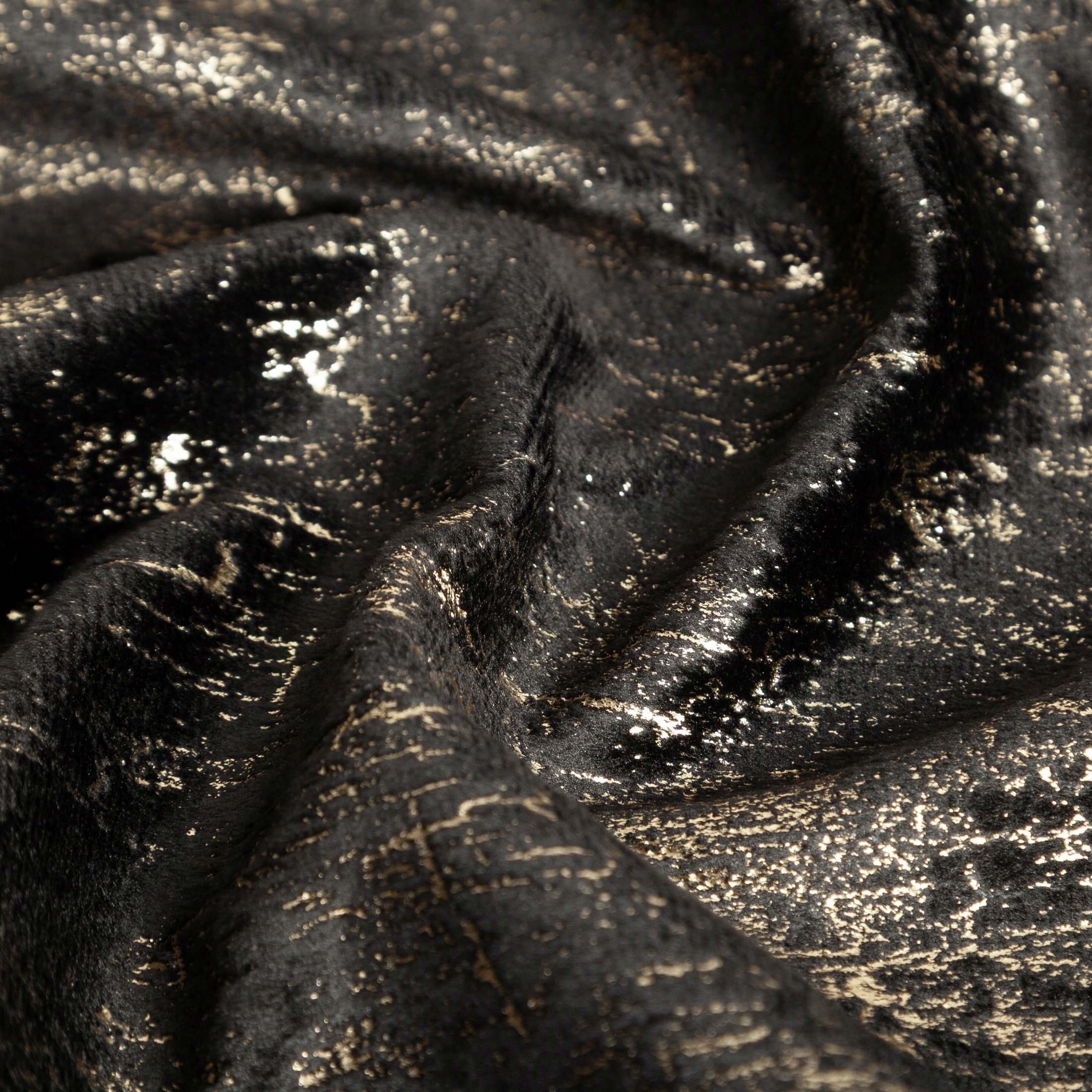 Zasłona 140X270 czarna welwetowa z nadrukiem taśma - obrazek 13