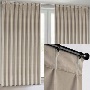 Zasłona welwetowa z taśmą FLEX 125x270