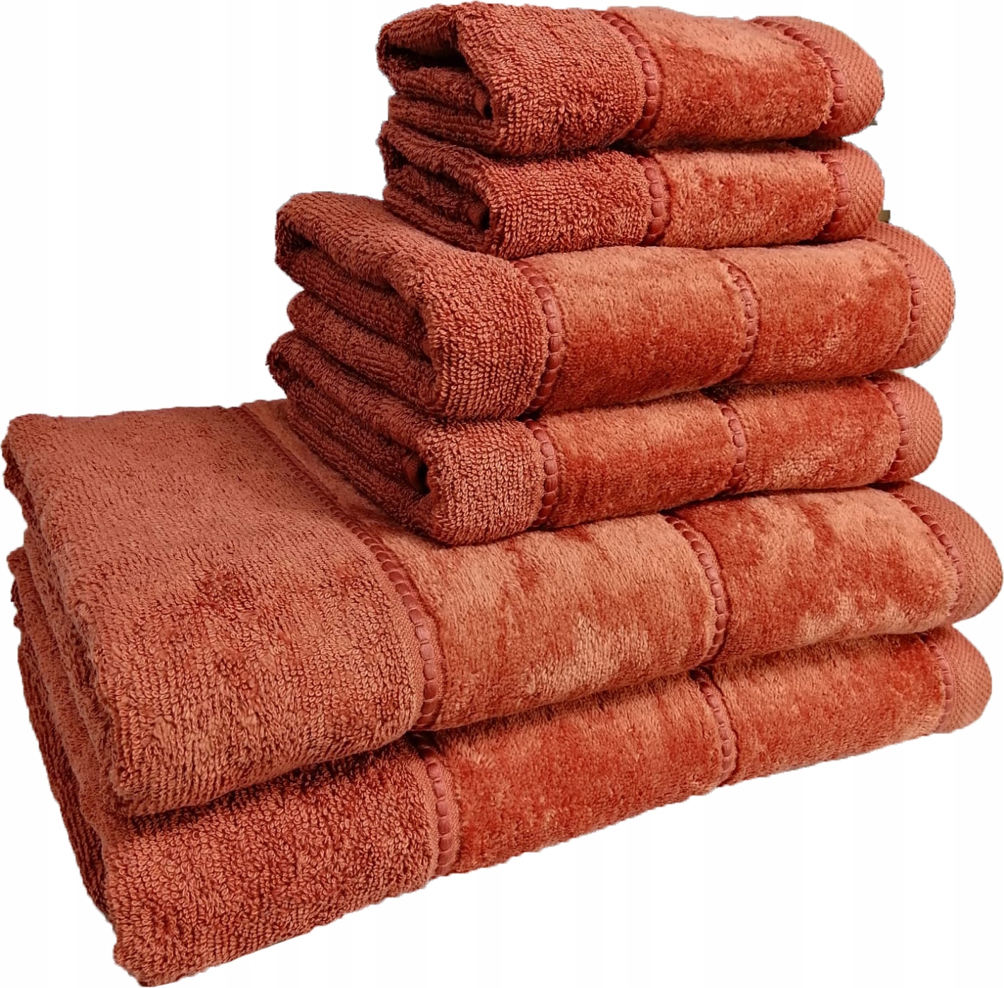 Ręcznik 2 x 50x90cm + 2 x 70x140cm 500g bawełna komplet biały - obrazek 4