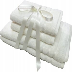 KOMPLET RĘCZNIKI KĄPIELOWE 4 szt PREZENT