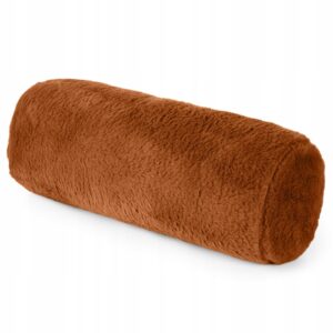 Poszewka w kształcie wałka z wypełnieniem 45 x 15cm ceglasta