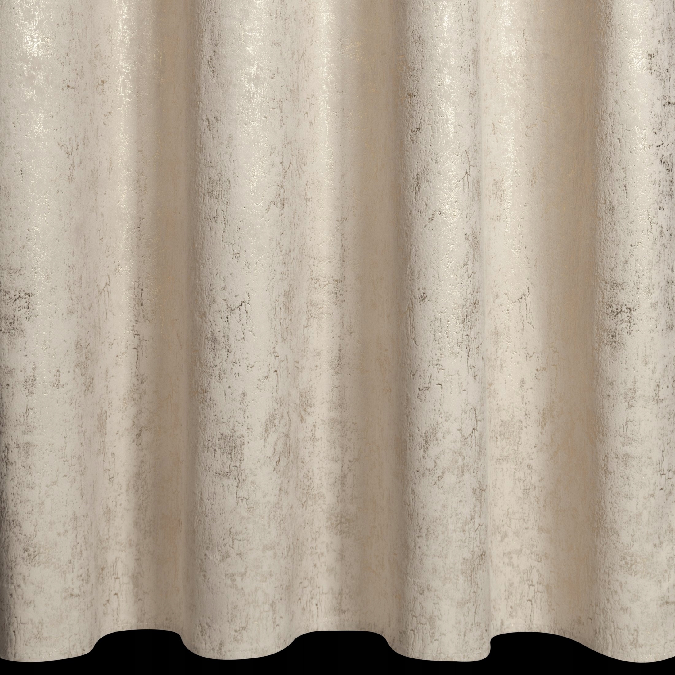 Nowoczesna Zasłona welwetowa 140X250 beżowa z delikatnym nadrukiem - obrazek 15