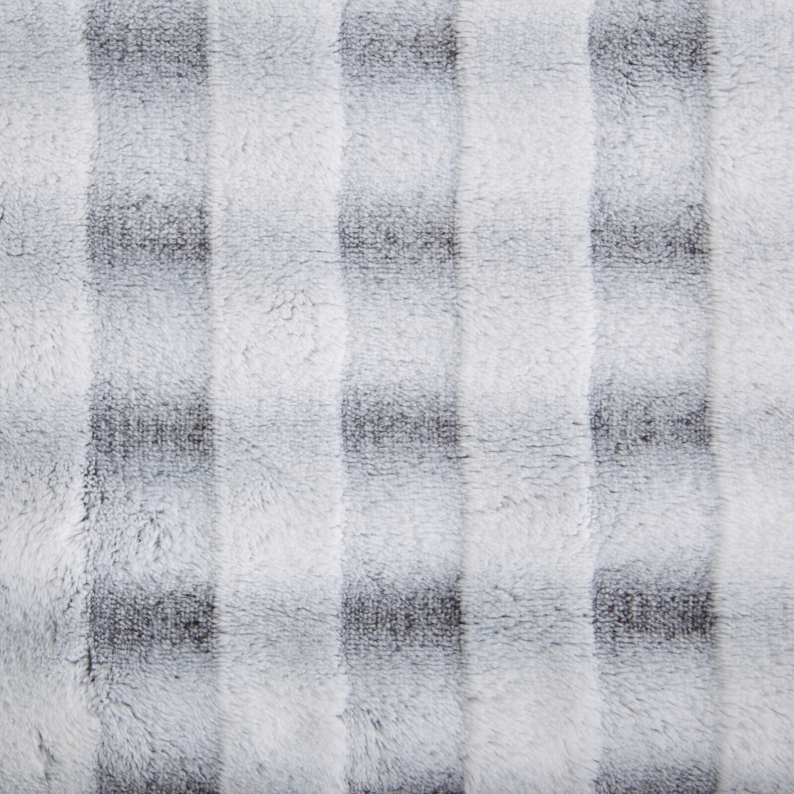 Koc narzuta 70x160 gruby mięciutki puszysty stalowy - obrazek 10