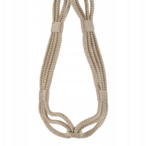 SZNUR DEKORACYJNY DO FIRAN NATURALNY