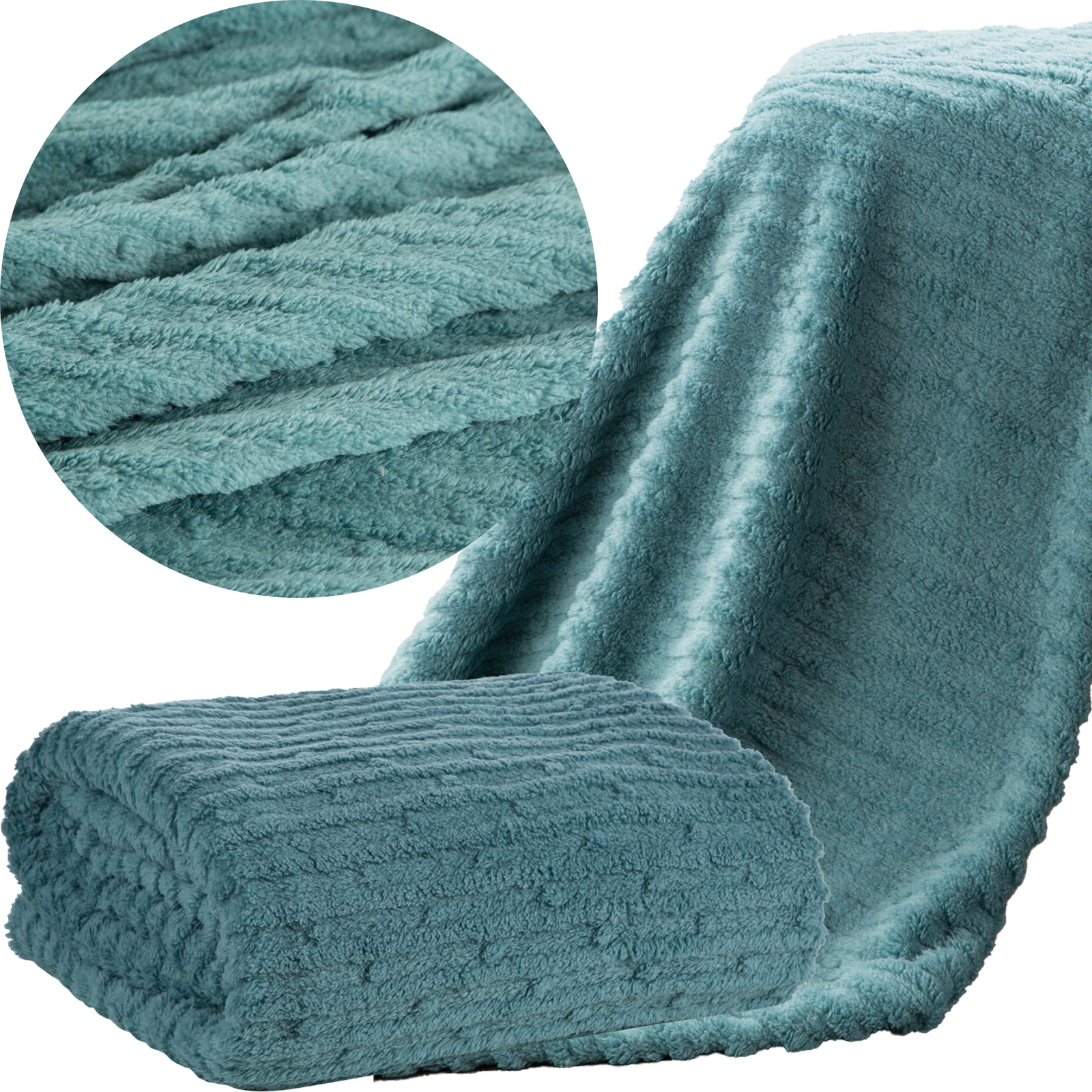 Mieciutki koc narzuta 150 cm x 200 cm KOLORY - obrazek 14