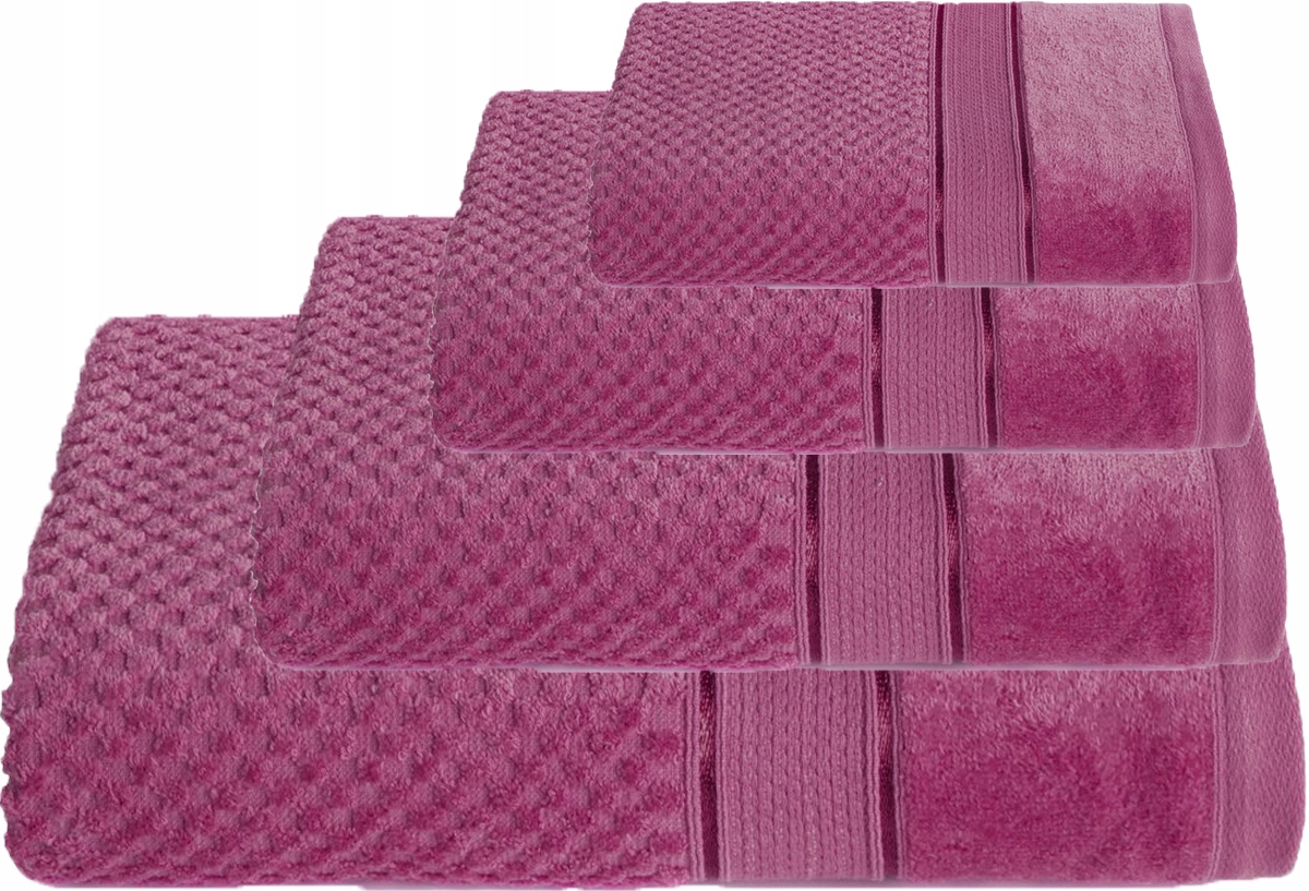 KOMPLET RĘCZNIKÓW 4x SZTUK RĘCZNIKI PREZENT bawełna 500 g/sm - obrazek 7