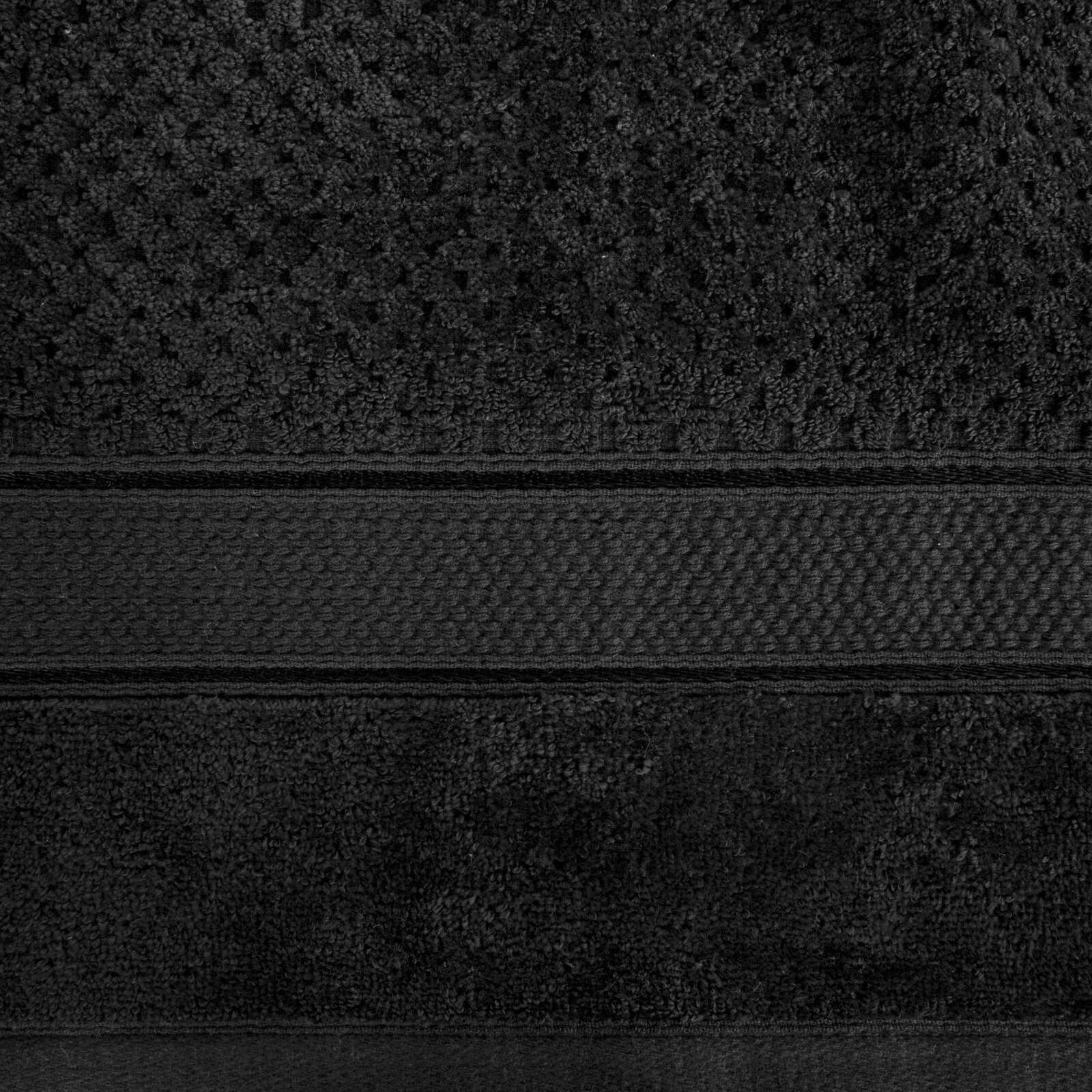 DUŻY RĘCZNIK 90X150 CZARNY - obrazek 3