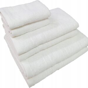 Ręcznik 2 x 30x50 + 2 x 50x90 + 2 x 70x140 450g komplet biały