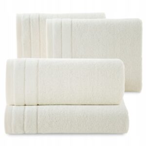Ręcznik 2 x 50x90cm + 2 x 70x140cm 500g bawełna komplet kremowy
