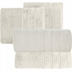 Ręcznik 2 x 50x90cm + 2 x 70x140cm 500g bawełna komplet beż