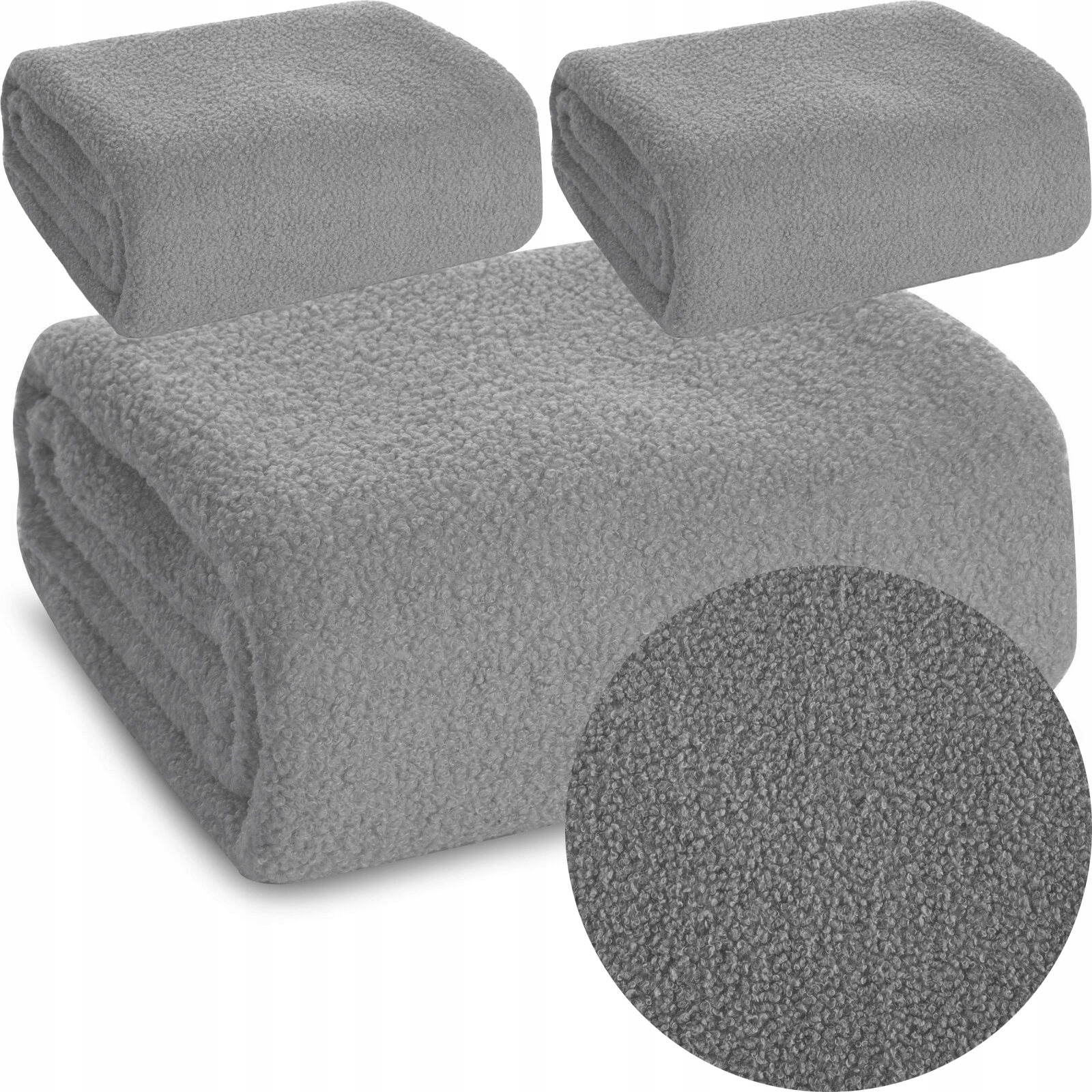 Zestaw Mięciutki koc narzuta na fotel na kanapę 170x210 cm + 2 x 70x160 cm - obrazek 12