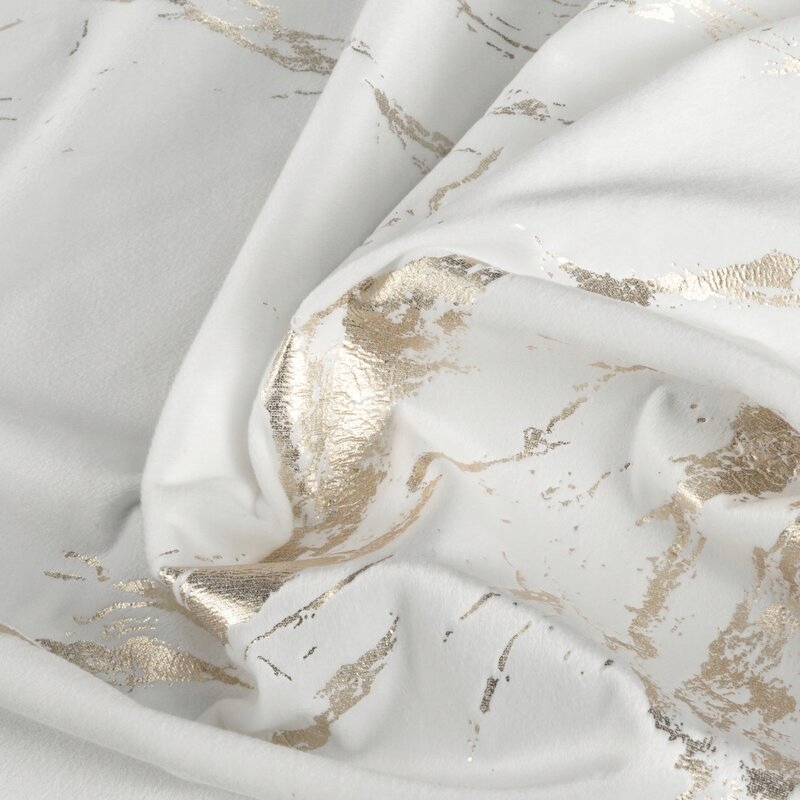 Zasłona Molly biały szampan 140x270 Eurofirany taśma - obrazek 6