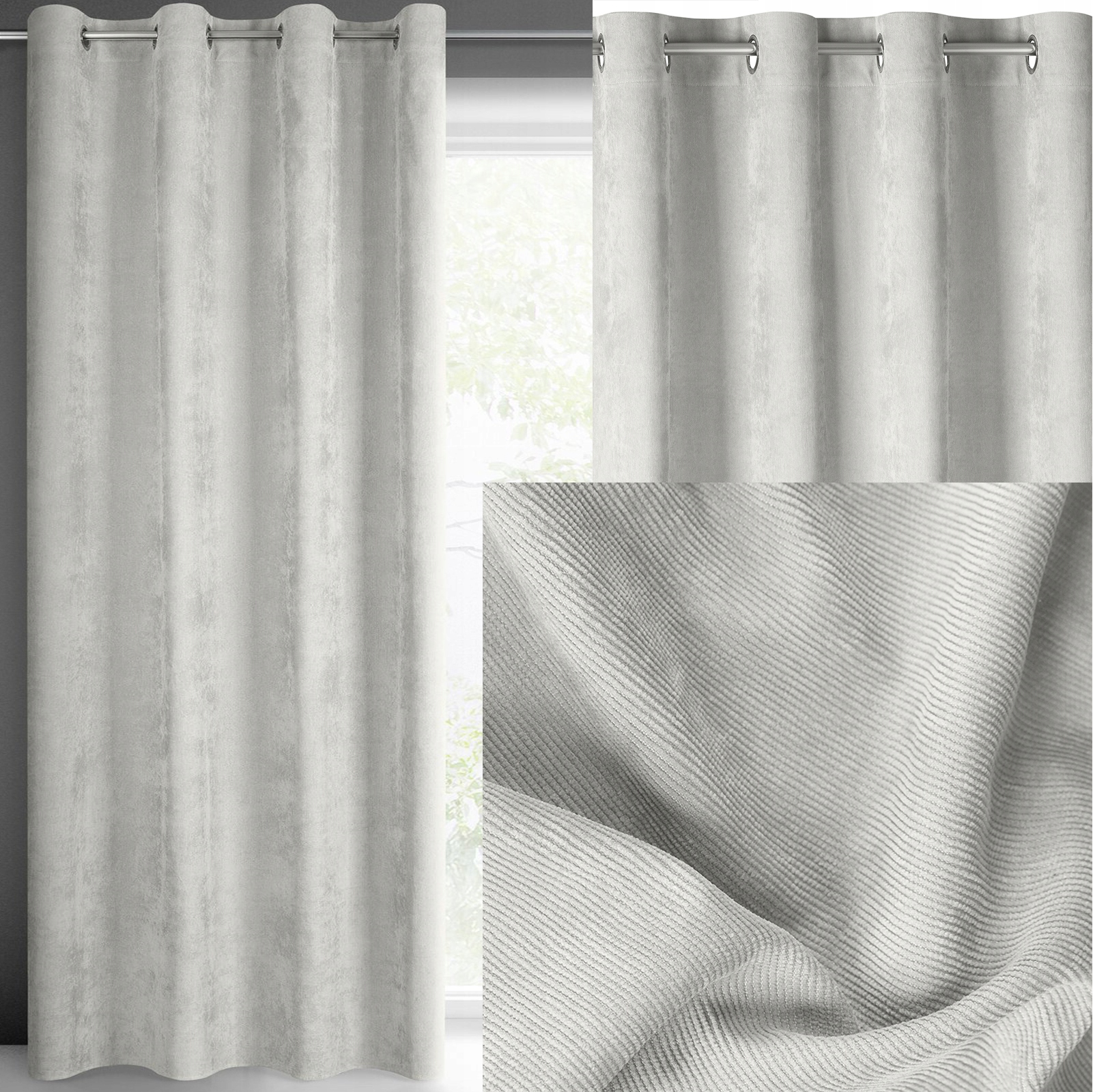 Zasłona półzaciemniające kółka 140 cm x 250 cm - obrazek 10