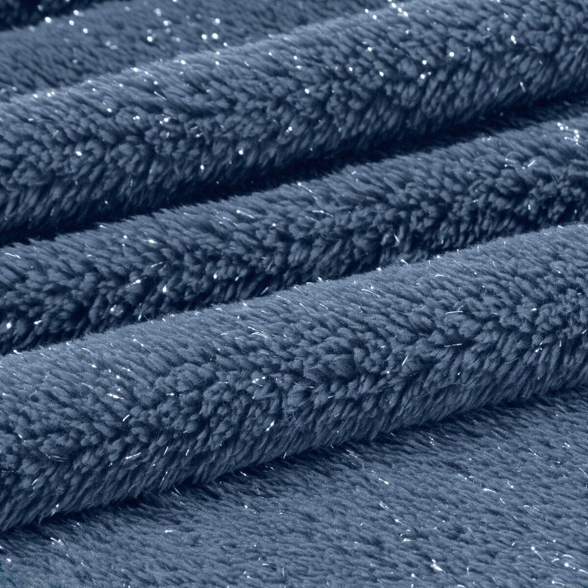 Koc narzuta mięciutki gruby 150 cm x 200 cm niebieski - obrazek 11