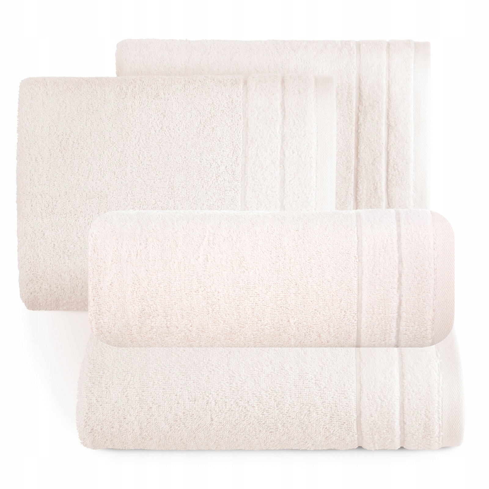 Ręcznik 2 x 50x90cm + 2 x 70x140cm 500g bawełna komplet jasny róż - obrazek 6