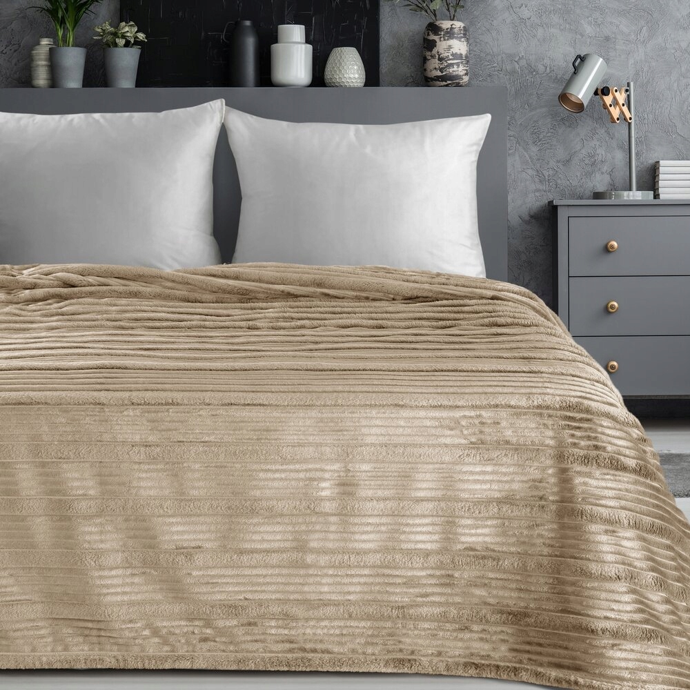 Koc narzuta mięciutki gruby 220 cm x 200 cm - obrazek 14