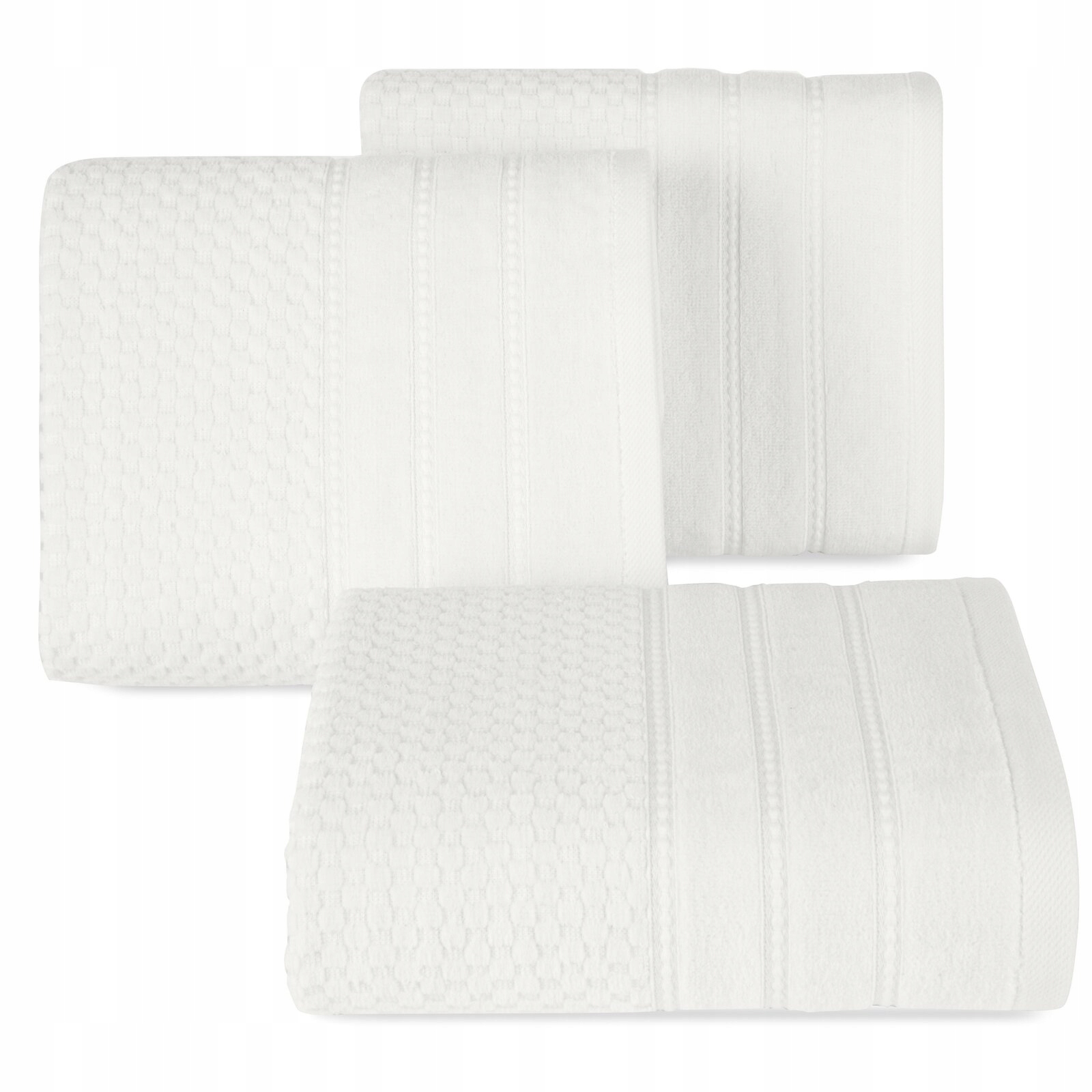 RĘCZNIK KĄPIELOWY BAWEŁNA 30x50 KOLORY PREZENT KREM - obrazek 10