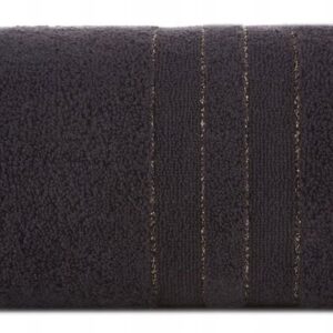 RĘCZNIK KĄPIELOWY BAWEŁNA 50x90 Gala EUROFIRANY czarny