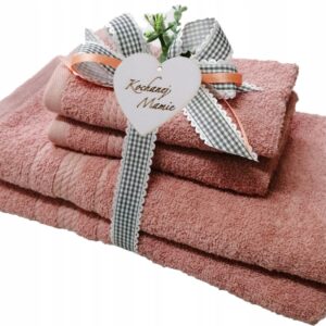 PREZENT DLA MAMY ZESTAW RĘCZNIKÓW 4 SZT