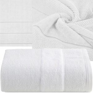 Ręcznik kąpielowy 30x50cm 500 gsm bawełna miękki chłonny biały