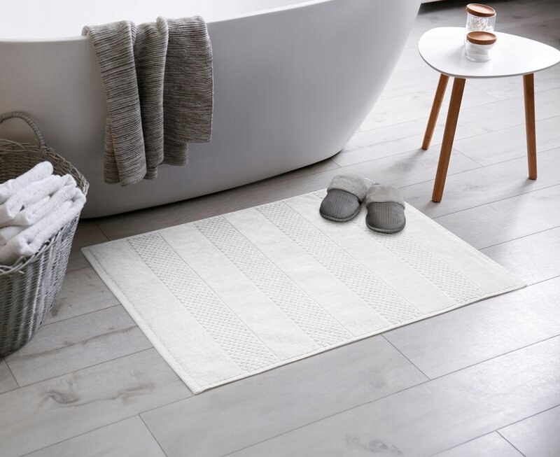 Dywanik bawełniany 60x90 JESSI biały - obrazek 8
