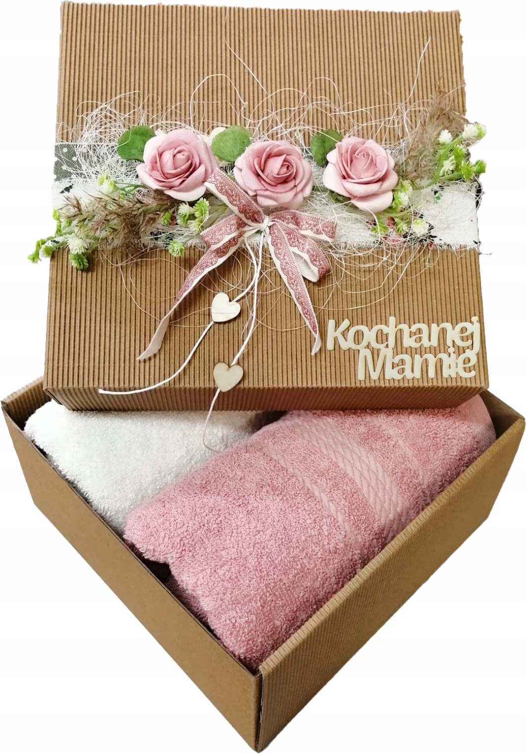 PREZENT ŚLUB RĘCZNIKI 2 SZT PUDEŁKO - obrazek 11